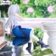 Estatua de PVC de Elaina con falda azul de 14 cm