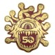 Pins dourados de 50º aniversário de Dungeons & Dragons