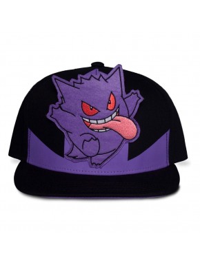 Gorra de béisbol Pokémon Gengar en negro y morado