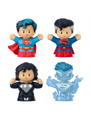 Cuatro minifiguras de Superman de Fisher-Price