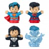 DC Comics Pack de 4 Figurines Fisher-Price Little People Superman