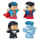Quatre figurines de Superman Fisher-Price