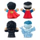 Quatre figurines de Superman Fisher-Price