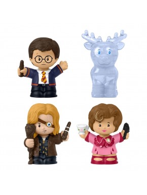 Pack de 4 minifiguras de Harry Potter.