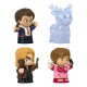 Ensemble de 4 mini figurines Harry Potter.