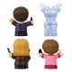 Ensemble de 4 mini figurines Harry Potter.