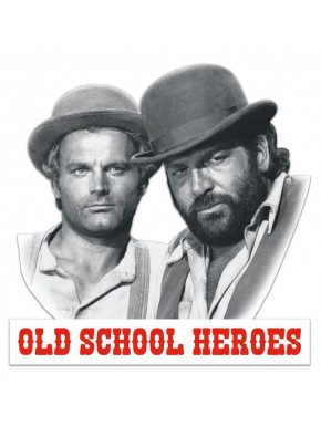 Placa de Chapa 3D Bud Spencer y Terence Hill
