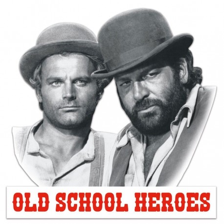 Placa de Chapa 3D Bud Spencer y Terence Hill