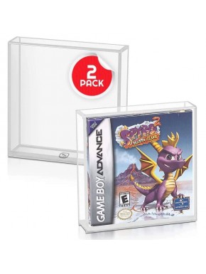Caja de acrílico protector doble para juegos Gameboy Advance