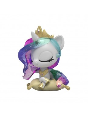 Figura de vinyl Princess Celestia My Little Pony con melena arco iris