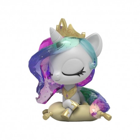 Figura de vinyl Princess Celestia My Little Pony con melena arco iris