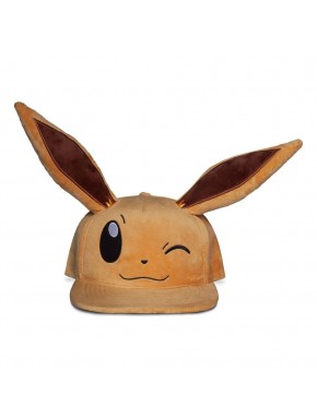 Gorra snapback de Eevee guiñando un ojo