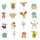Calendrier de l'Avent Pokémon avec figurines et accessoires