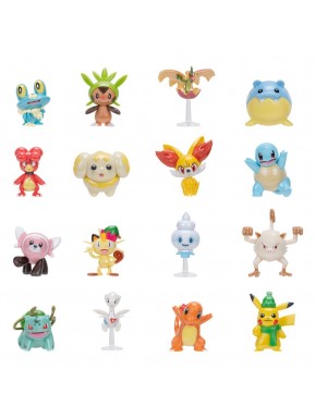 Calendario de adviento Pokémon con figuras y accesorios