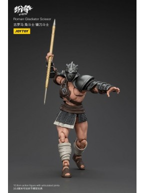 Figurine Gladiateur Romain Scissor par Joy Toy avec lance