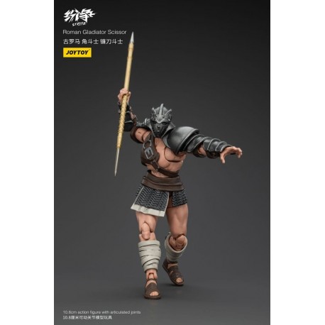 Figurine Gladiateur Romain Scissor par Joy Toy avec lance