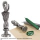 Sello de lacre Slytherin de Harry Potter con cera de dos colores