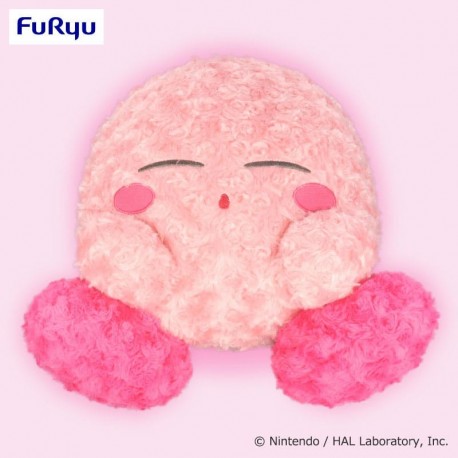 Peluche de Kirby Sleepy Snuggle Version de 34 cm, rosa suave