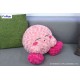 Peluche de Kirby Sleepy Snuggle Version de 34 cm, rosa suave
