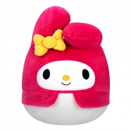 Peluche My Melody con lazo amarillo y traje rosa
