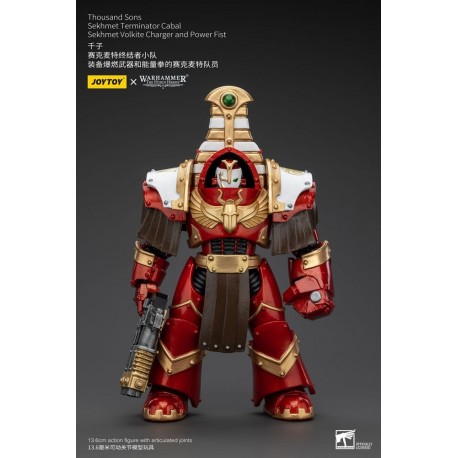 Figurine articulée Thousand Sons Sekhmet de Warhammer 14 cm
