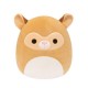 Pelúcia Squishmallows Tarsier Zaine 30 cm marrom e bege