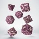 Set de dados poliédricos púrpura Dracopolis