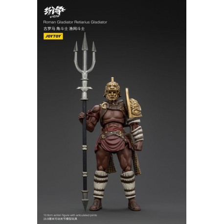 Figurine Gladiateur Retiarius Romain de 11 cm de Strife