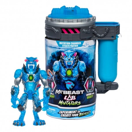 Figure Mr. Beast Lab Stealth Panther avec chambre de mutation
