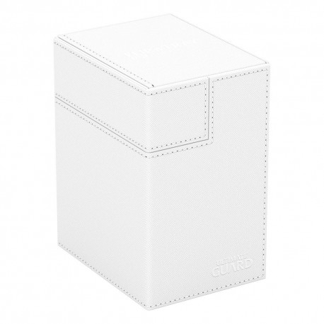Caixa de cartas branca Ultimate Guard aberta