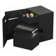 Caixa Ultimate Guard Flip`n`Tray 133+ XenoSkin em preto.