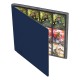 Album bleu Ultimate Guard ouvert montrant des cartes.