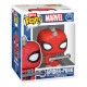 Expositor Marvel Bitty POP con figuras de Spider-Woman y Spider-Punk