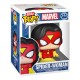 Expositor Marvel Bitty POP con figuras de Spider-Woman y Spider-Punk
