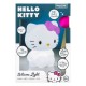 Luminária Hello Kitty com laço rosa iluminada