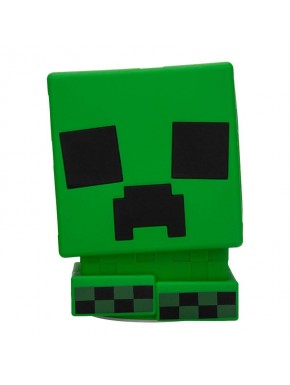 Lámpara verde Squishy Glo Creeper de Minecraft con luz USB