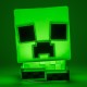 Lámpara verde Squishy Glo Creeper de Minecraft con luz USB