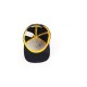 Gorra Snapback Borderlands negra con símbolo Vault en amarillo