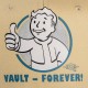 Gorra Snapback Fallout Vault Forever en azul y beige