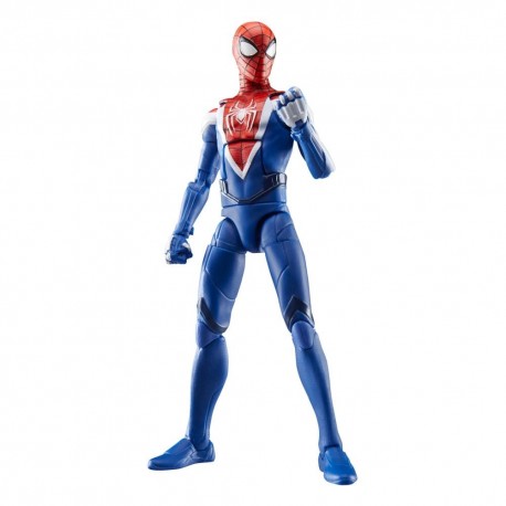 Figura de ação Miles Morales com traje melhorado.
