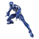 Figura de Spider-Man traje Anti-Venom en azul y blanco.