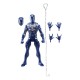 Figura de Spider-Man traje Anti-Venom en azul y blanco.