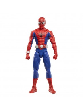 Figura do Spider-Man '77 com acessórios e caixa.
