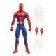 Figura do Spider-Man '77 com acessórios e caixa.