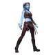 Figura de Aayla Secura con sable de luz azul