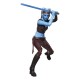 Figura de Aayla Secura con sable de luz azul