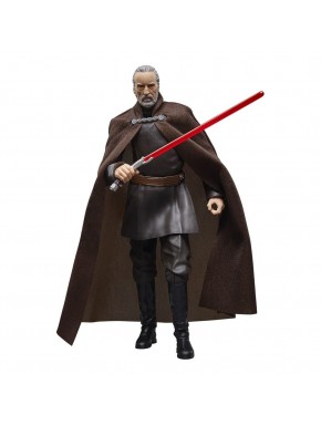 Figura del Conde Dooku de Star Wars con sable de luz.