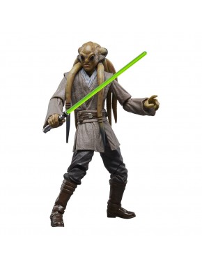 Figura Kit Fisto Star Wars Black Series con sable de luz