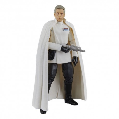Figura del Director Orson Krennic con uniforme blanco y bláster.