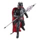 Figura Moff Gideon con armadura y capa roja.